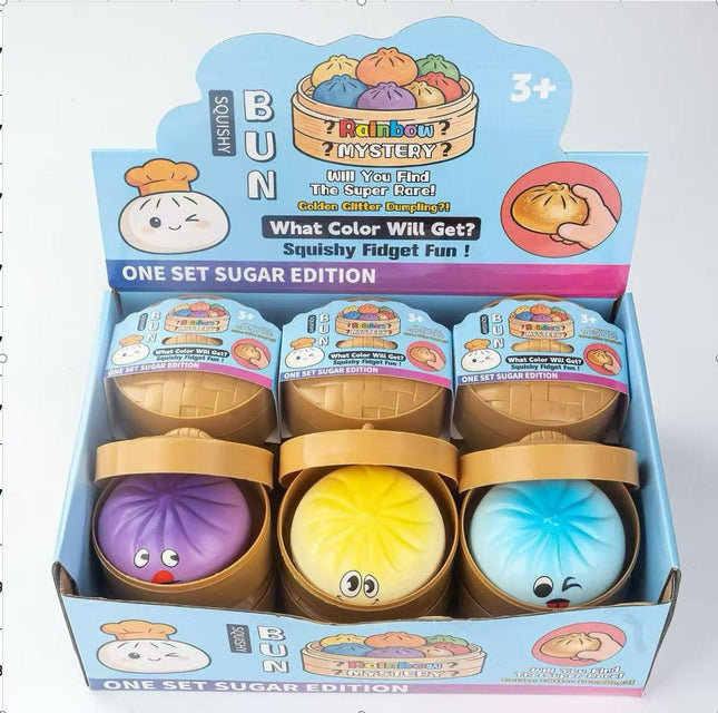 Viral Emoji Squishy Foam Dumplings - 12 Pack