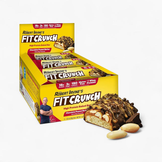 FIT CRUNCH PROTEIN BARS 9/46G CHOCOLATE PEANUT BUTTER