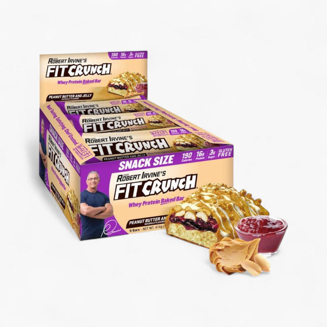 FIT CRUNCH PROTEIN BARS 9/46G PEANUT BUTTER & JELLY