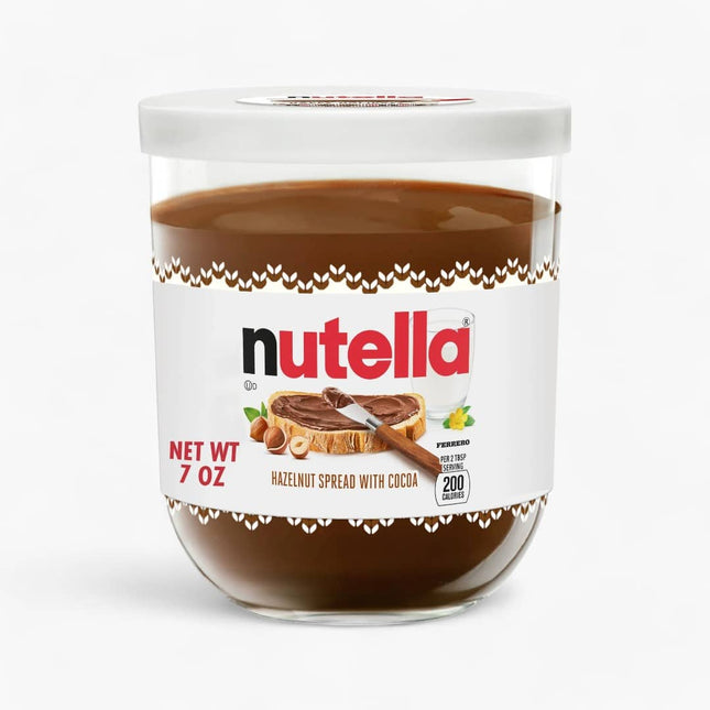Ferrero Nutella 200Gr Holiday Glass Jar 9/7Oz