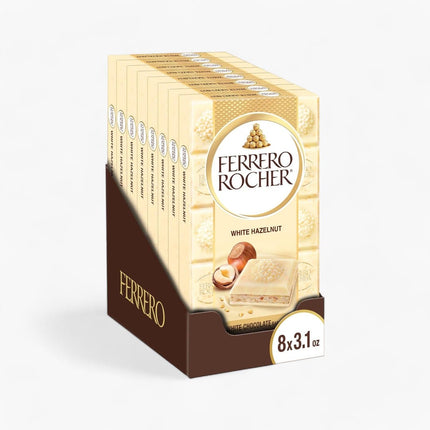 Ferrero Rocher White Hazelnut Bar (8/3.1 Oz)