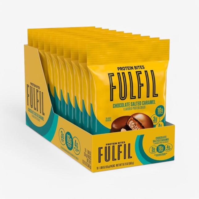 FULFIL PROTEIN BITES 10/56G CHOC SALTED CARAMEL