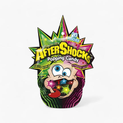 Foreign Candy After Shocks Popping Candy Strawberry/Green Apple 16/1.06Oz