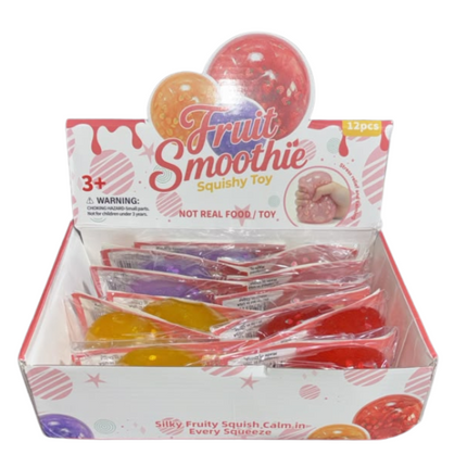 Slushy Four Flavor Fruits Squishy - 12 PK