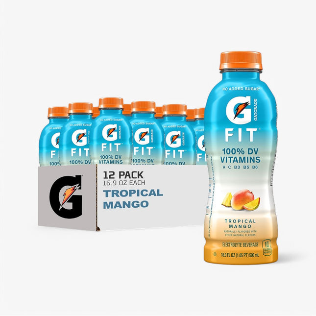 GATORADE FIT ELECTROLYTE DRINK 12/16.9OZ TROPICAL MANGO