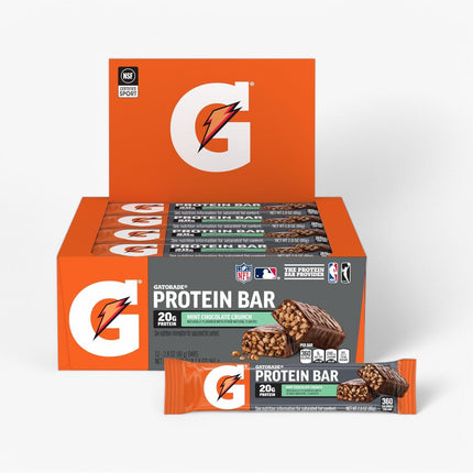 GATORADE PROTEIN BAR 12/2.8OZ CHOCOLATE MINT CRUNCH