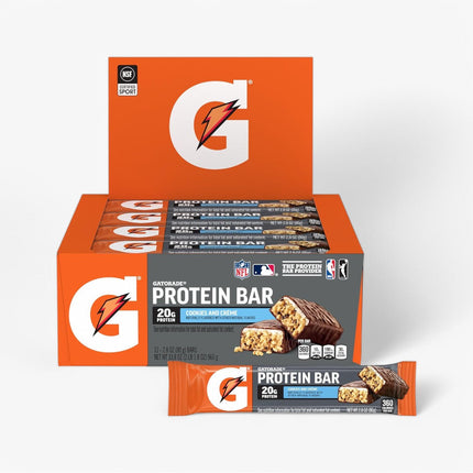 GATORADE PROTEIN BAR 12/2.8OZ COOKIES N CREME