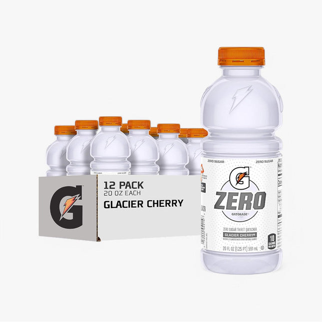 GATORADE ZERO THIRST QUENCHER DRINK 24/20OZ GOLIACIER CHERRY
