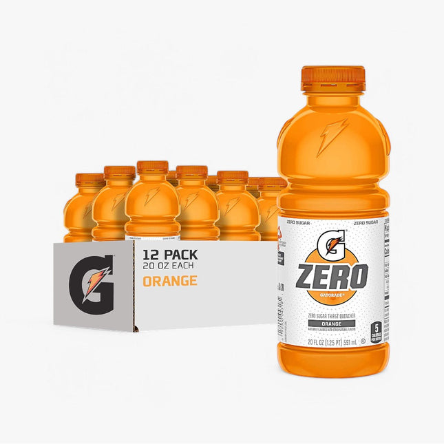 GATORADE ZERO THIRST QUENCHER DRINK 24/20OZ ORANGE
