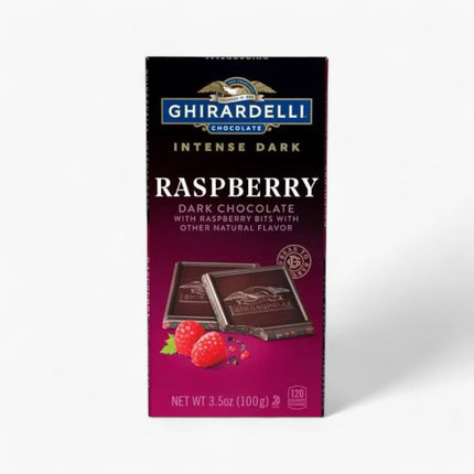 Ghirardelli Bar Raspberry Dark Chocolate 12/3.5Oz