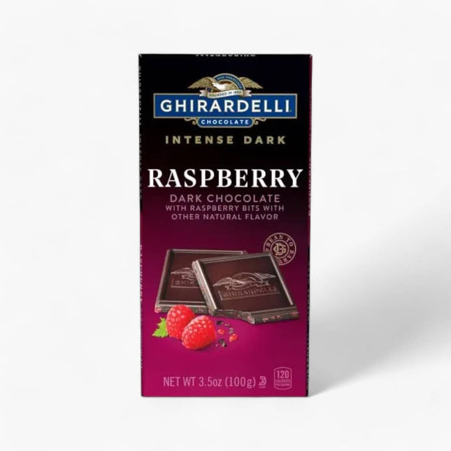 Ghirardelli Bar Raspberry Dark Chocolate 12/3.5Oz