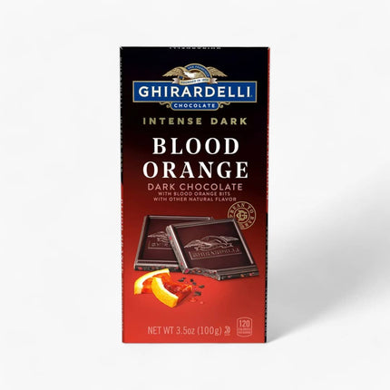 Ghirardelli Blood Orange Sunset Intense Dark Bar 12/3.5Oz