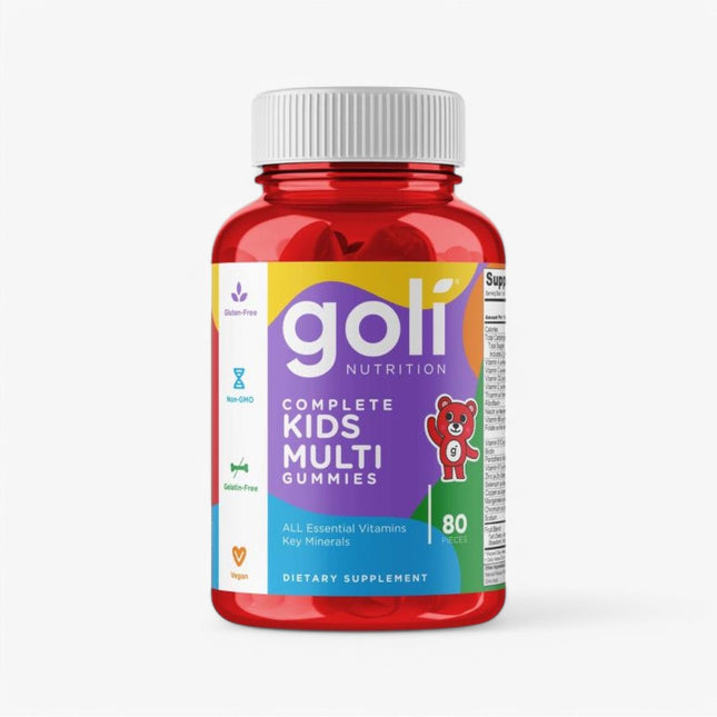 GOLI KIDS MULTI VITAMIN GUMMIES FRUIT PUNCH 40/80 SERV