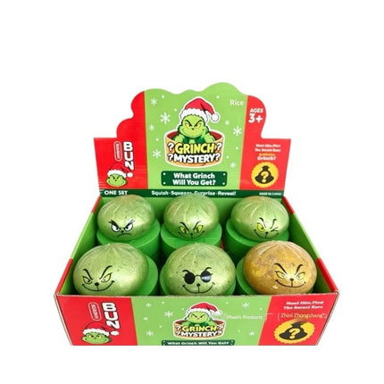 Christmas Light Up Grinch Bun Malt Sugar - 12 Pack