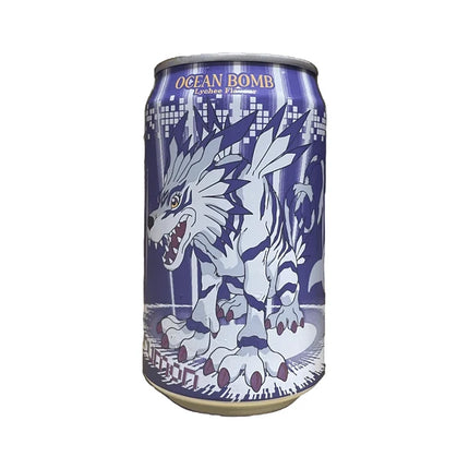 Ocean Bomb Digimon Garurumon Spark Water Lychee 24/330mL