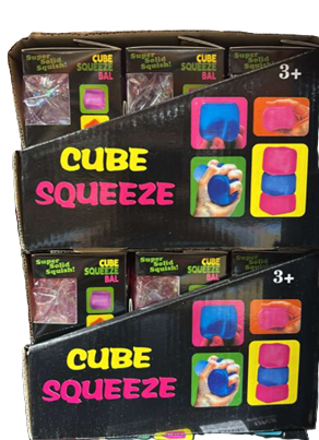 Squishy Glitter Cube 12PK