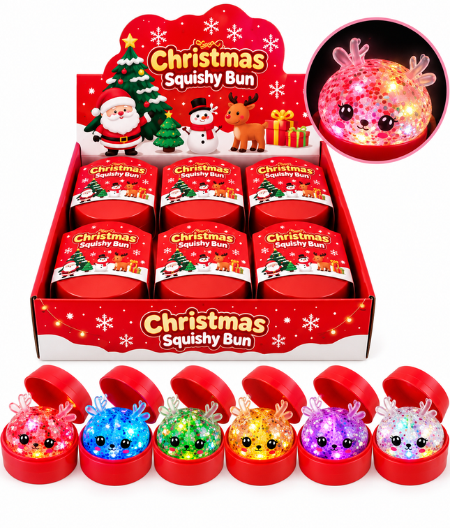 Christmas Antler Light Up Dumplings Malt Sugar -  12 Pack