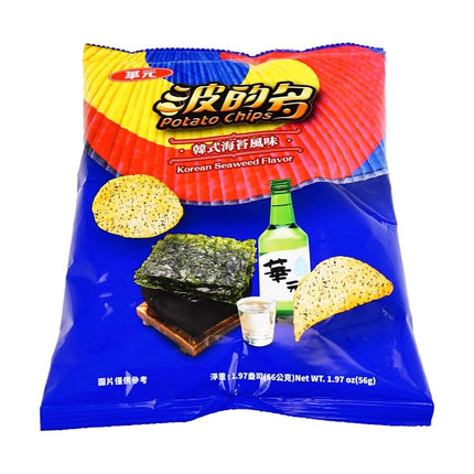 H.Y Potato Chips Korean Seaweed 10/1.97OZ (TAIWAN)