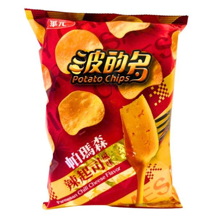 H.Y Parmesan Chili Cheese Chips 10/3.17OZ (TAIWAN)
