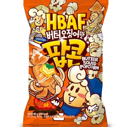 HBAF Squid & Butter Popcorn 12/80g