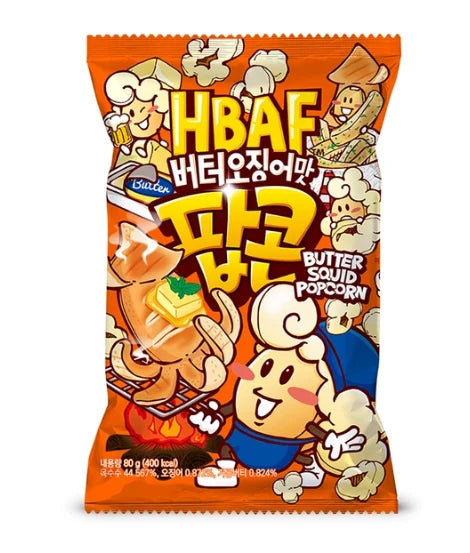 HBAF Squid & Butter Popcorn 12/80g