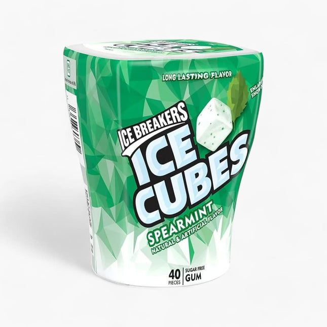 HERSHEYS ICE BREAKERS ICE CUBE SPEARMINT BOTTLE 8/4CT/3.24OZ