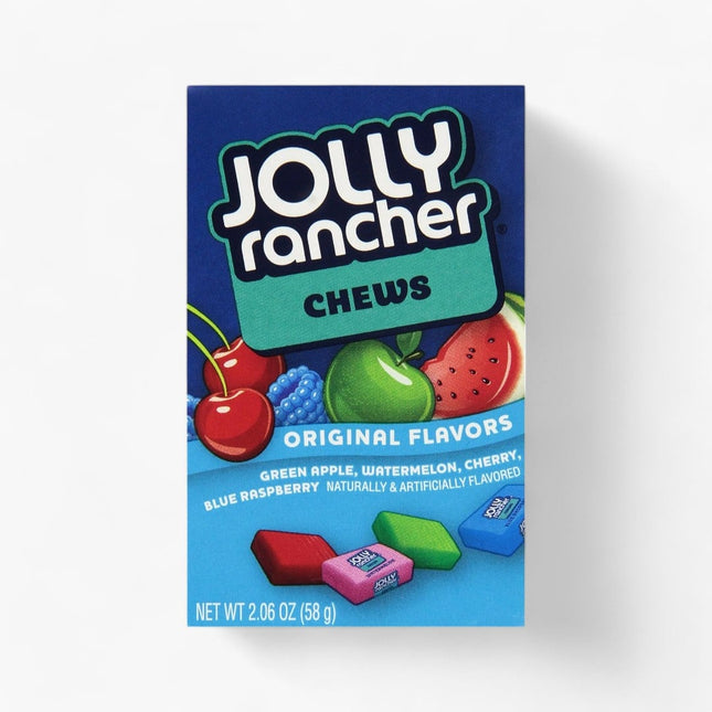 HERSHEYS JOLLY RANCHER FRUIT CHEWS ORIGINAL ASSORTMENT BOX 12/2.06OZ