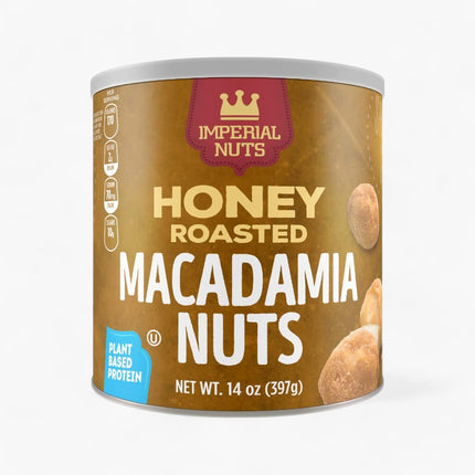Honey Roasted Macadamias 12/14Oz