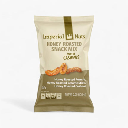 Honey Roasted Snack Mix With Cashews 18/2.25Oz