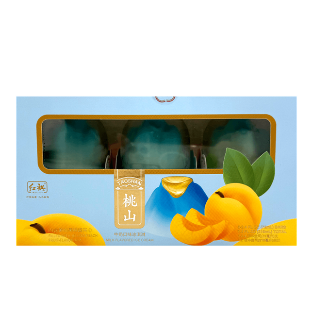 HONGQI TAOSHAN MILK FLAVORED ICE CREAM - 8/3/75G - VIRAL TIKTOK TREND