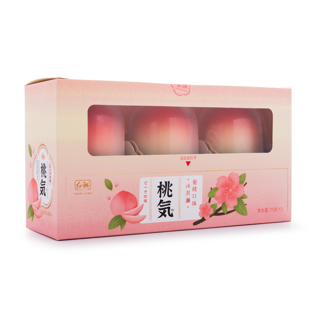 Hongqi Taoqi Peach Flavored Ice Cream – Viral TikTok Trend | Pallet-Only |