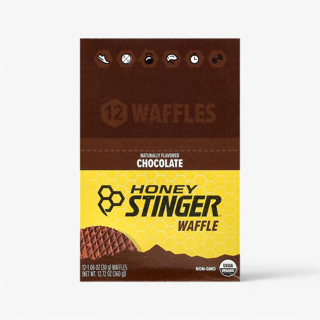 HONEY STINGER ORGANIC ENERGY WAFFLE 12/30G CHOCOLATE