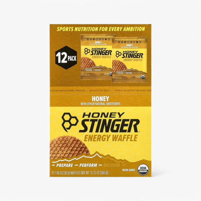 HONEY STINGER ORGANIC ENERGY WAFFLE 12/30G HONEY