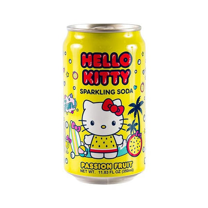 Hello Kitty Sparkling Soda Passion Fruit 24/12OZ