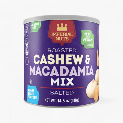 Imperial Nuts Cashew & Macadamias Mix Roasted Salted 12/14.5Oz