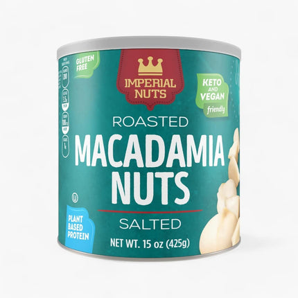 Imperial Nuts Macadamias Roasted Salted 12/15Oz