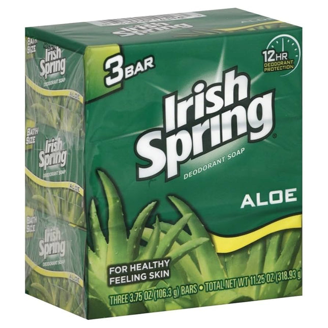 Irish Spring Aloe 3BAR/18PK - Pallet QTY (90 Cases)