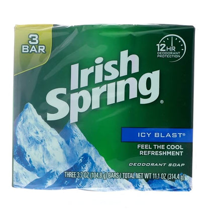 Irish Spring Icy Blast 3BAR/18PK - Pallet QTY (90 Cases)