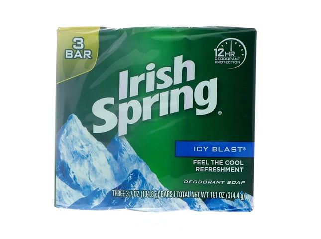Irish Spring Icy Blast 3BAR/18PK - Pallet QTY (90 Cases)