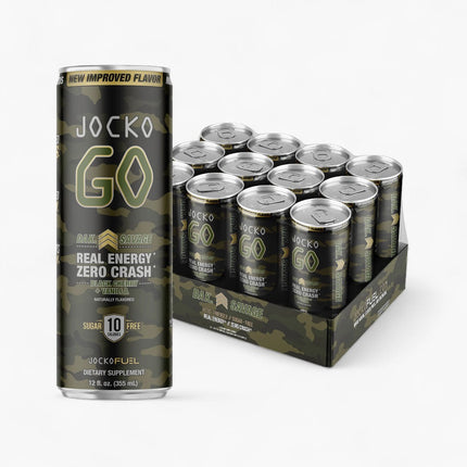 JOCKO FUEL GO ENERGY DRINK 12/12OZ BLACK CHERRY VANILLA DAK SAVAGE