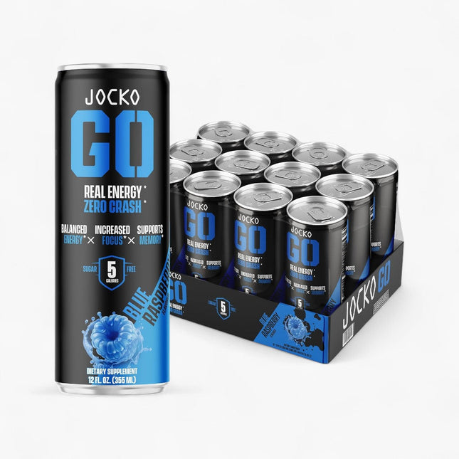 JOCKO FUEL GO ENERGY DRINK 12/12OZ BLUE RASPBERRY