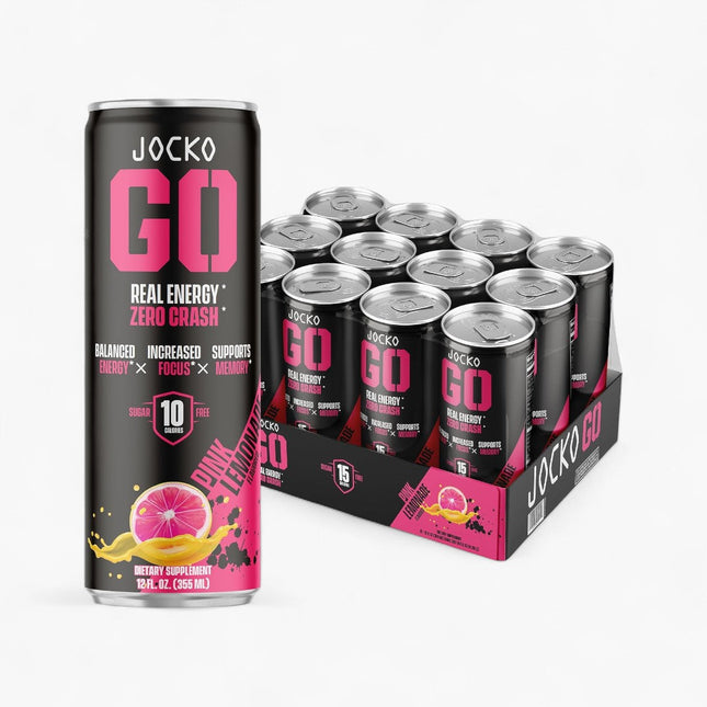 JOCKO FUEL GO ENERGY DRINK 12/12OZ PINK LEMONADE