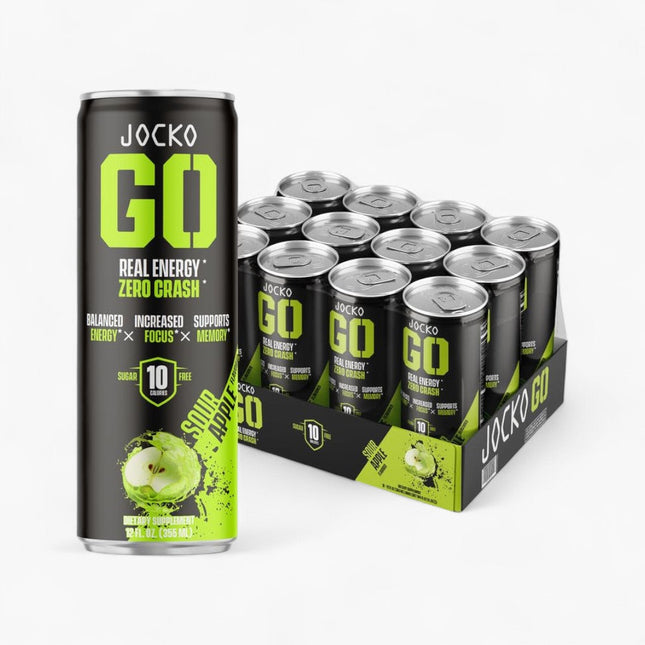 JOCKO FUEL GO ENERGY DRINK 12/12OZ SOUR APPLE