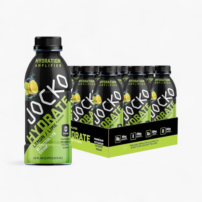 JOCKO FUEL HYDRATION DRINK 12/16OZ LEMON LIME