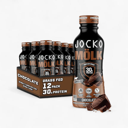 JOCKO FUEL MOLK PROTEIN SHAKE 12/12OZ CHOCOLATE