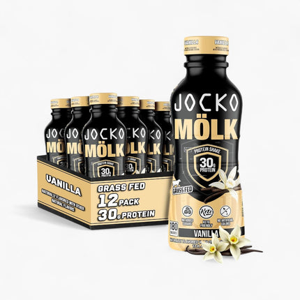 JOCKO FUEL MOLK PROTEIN SHAKE 12/12OZ VANILLA