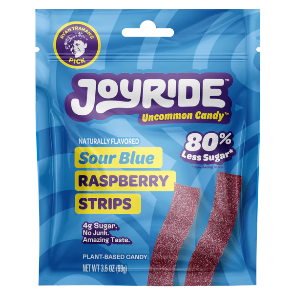 JOYRIDE SOUR BLUE RAPSBERRY STRIPS - 10 PACK X 3.5 OZ