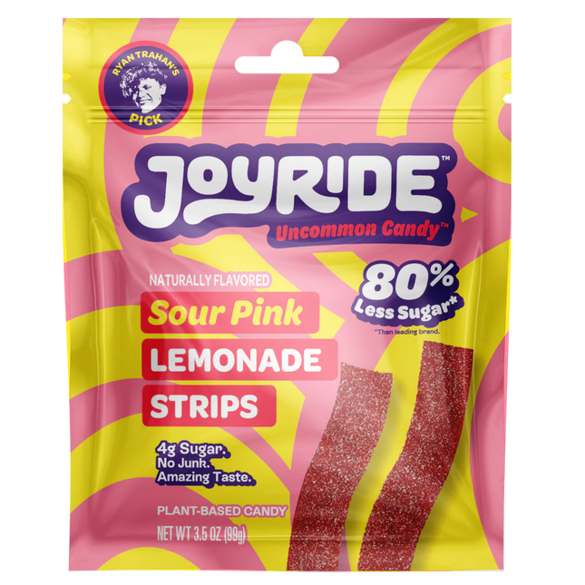 JOYRIDE SOUR PINK LEMONADE STRIPS - 10 PACK X 3.5 OZ