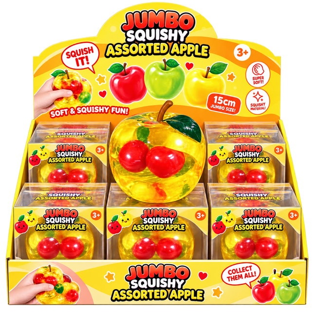 Jumbo Vaseline Squishy Assorted Apple - 9 Pack