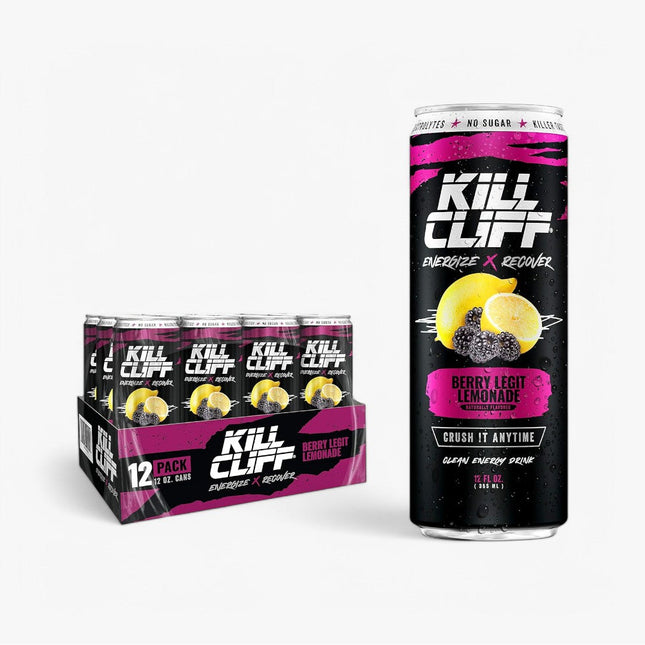 KILL CLIFF ENERGY X RECOVERY ENERGY DRINK 12/12OZ BERRY LEGIT LEMONADE